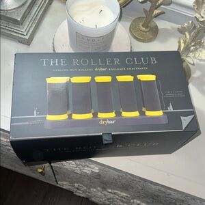 Drybar Velvet Grip Hot Rollers - Black and Yellow